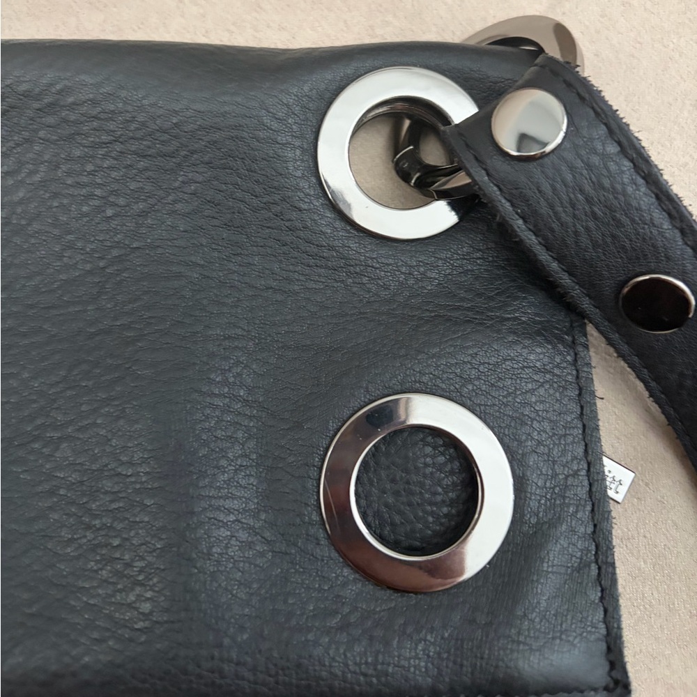 Hammitt Large Montana Adjustable Black Leather Shoulder/Crossbody Bag - Picture 14 of 16